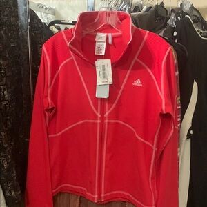 Adidas Vibrant Red Track Jacket